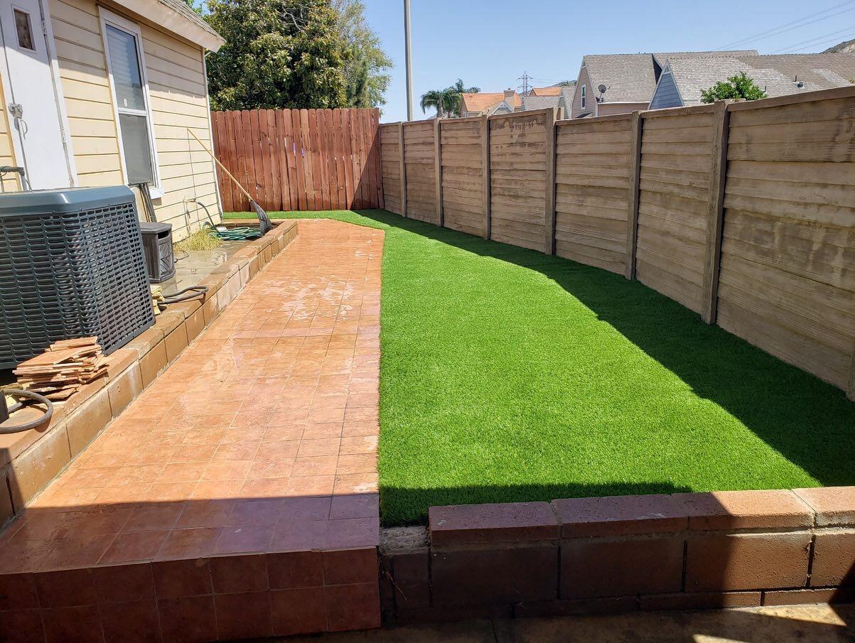 Custom Paved Walkway, Beaumont Artificial Grass & Pavers